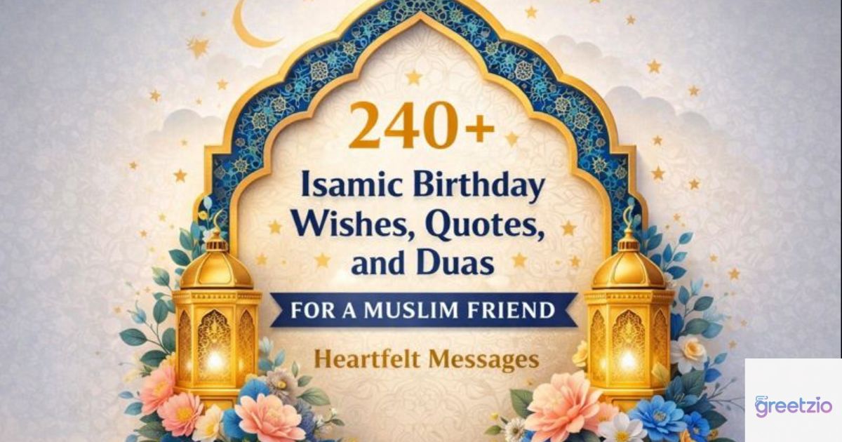 240+ Islamic Birthday Wishes, Quotes & Duas for Muslims