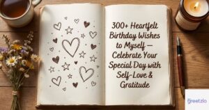 300+ Heartfelt Birthday Wishes to Myself