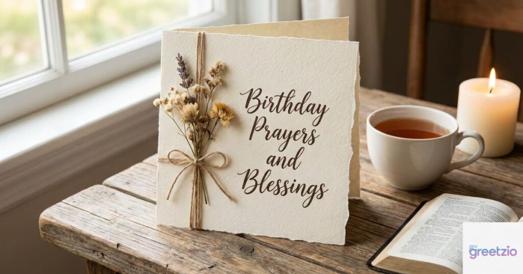Birthday Prayer & Blessings
