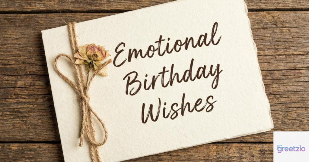 Emotional Birthday Wishes