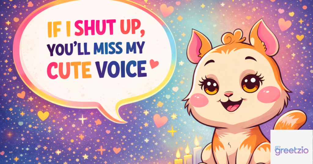 Flirty Response To Shut Up