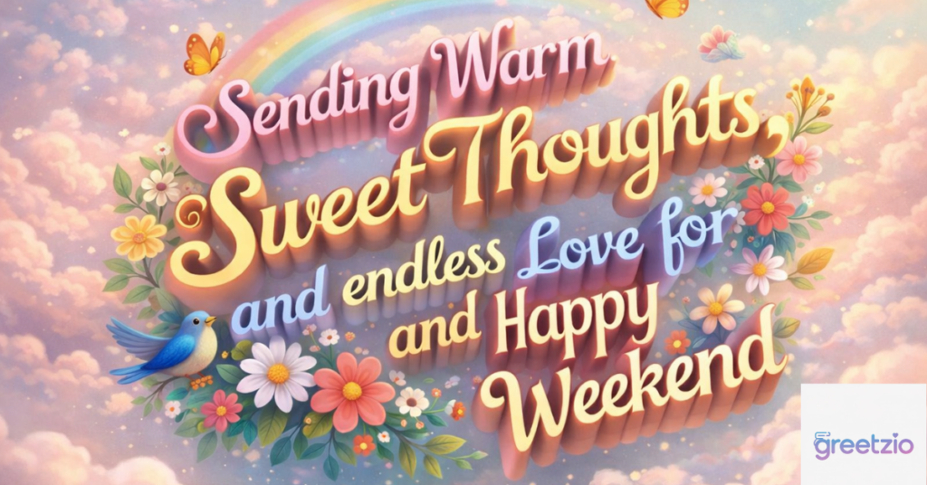 Heartfelt Happy Weekend Message for Her
