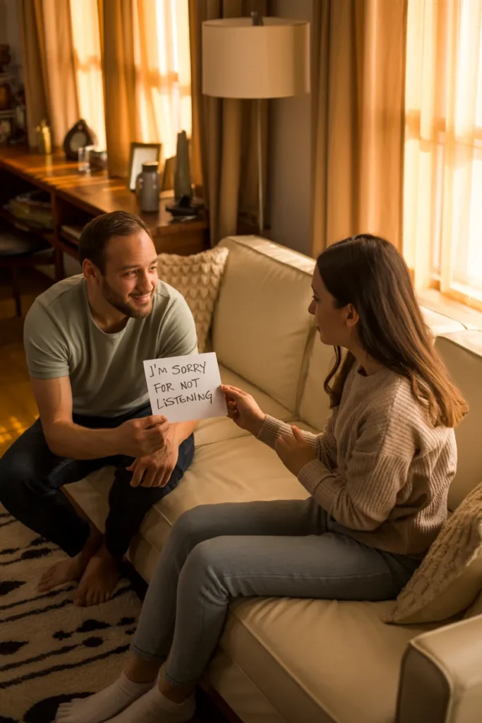 Apology for Interrupting or Ignoring