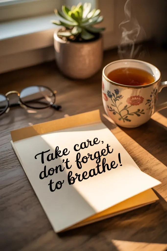 Caring Message for Stressful Times