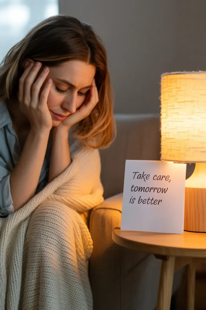 Caring Words for Her Tough Day