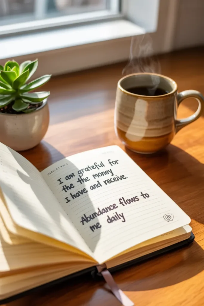 Combine Money-Affirmations with Gratitude