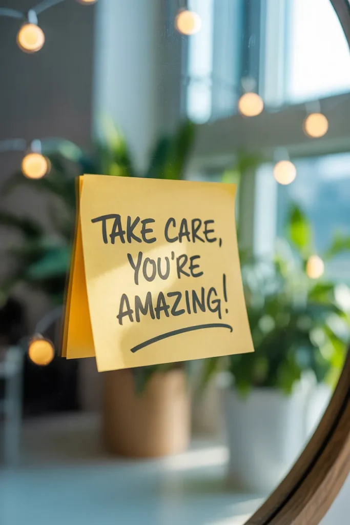 Heartwarming Note to Lift Her Spirit