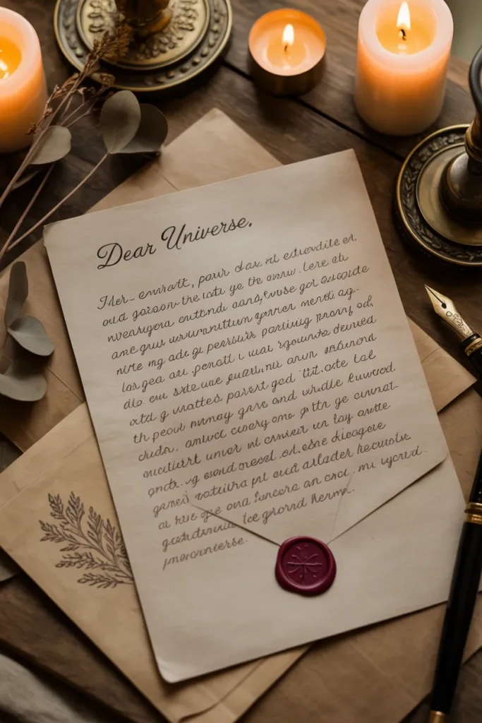 Letter to the Universe Manifestation-Method