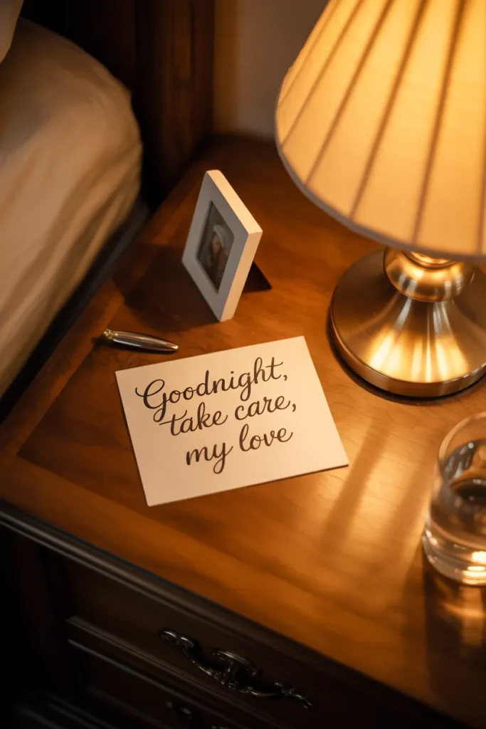 Loving Reminder Before Sleep