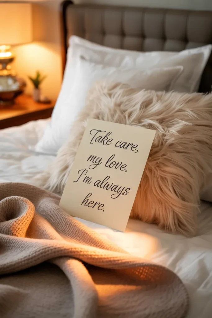 Tender Words When She Feels Down