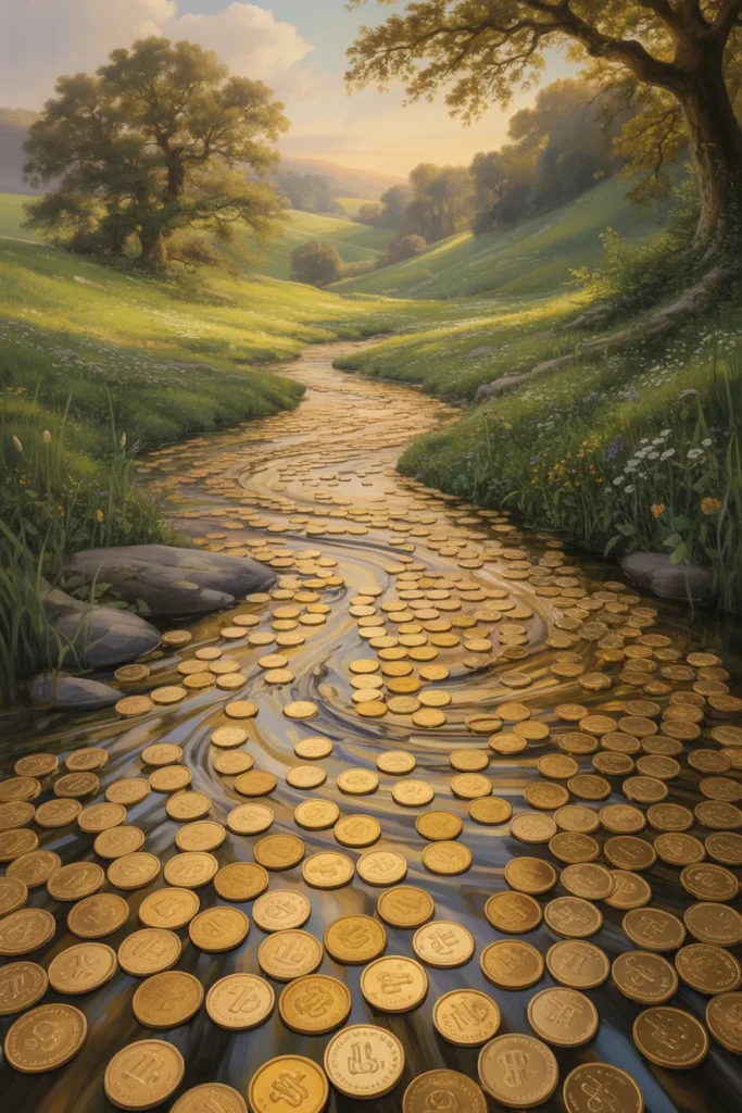 Wealth flows to me in surprising ways