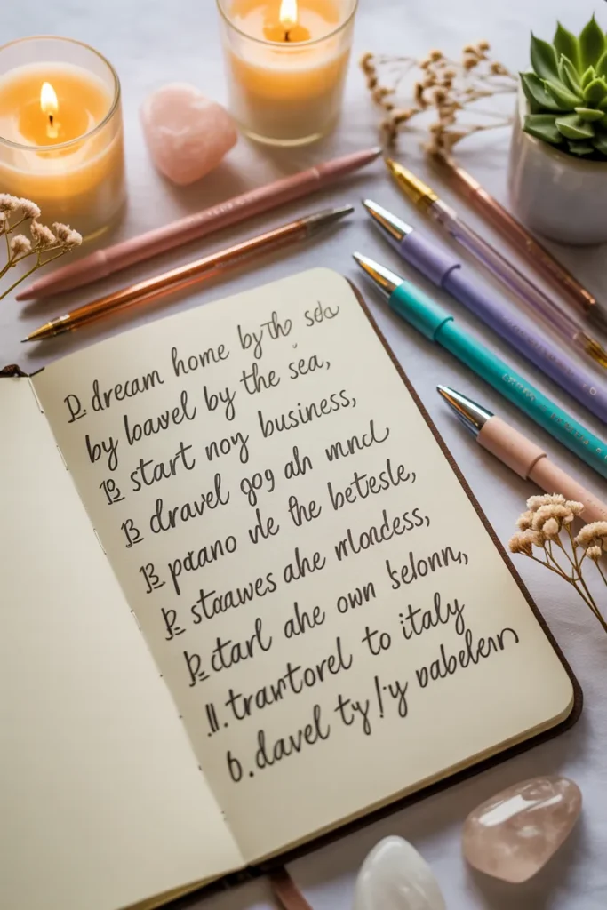 Write Down Your Desires