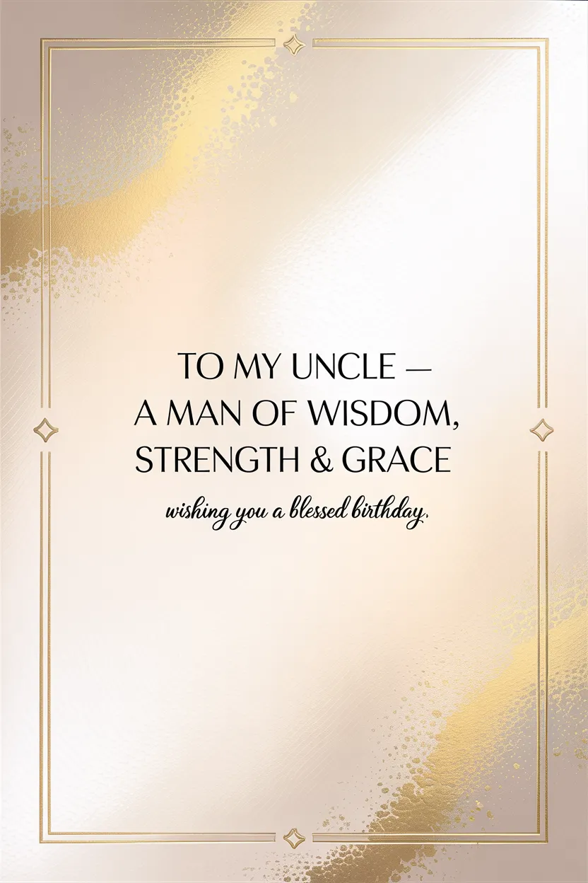 happy birthday quotes for your uncle