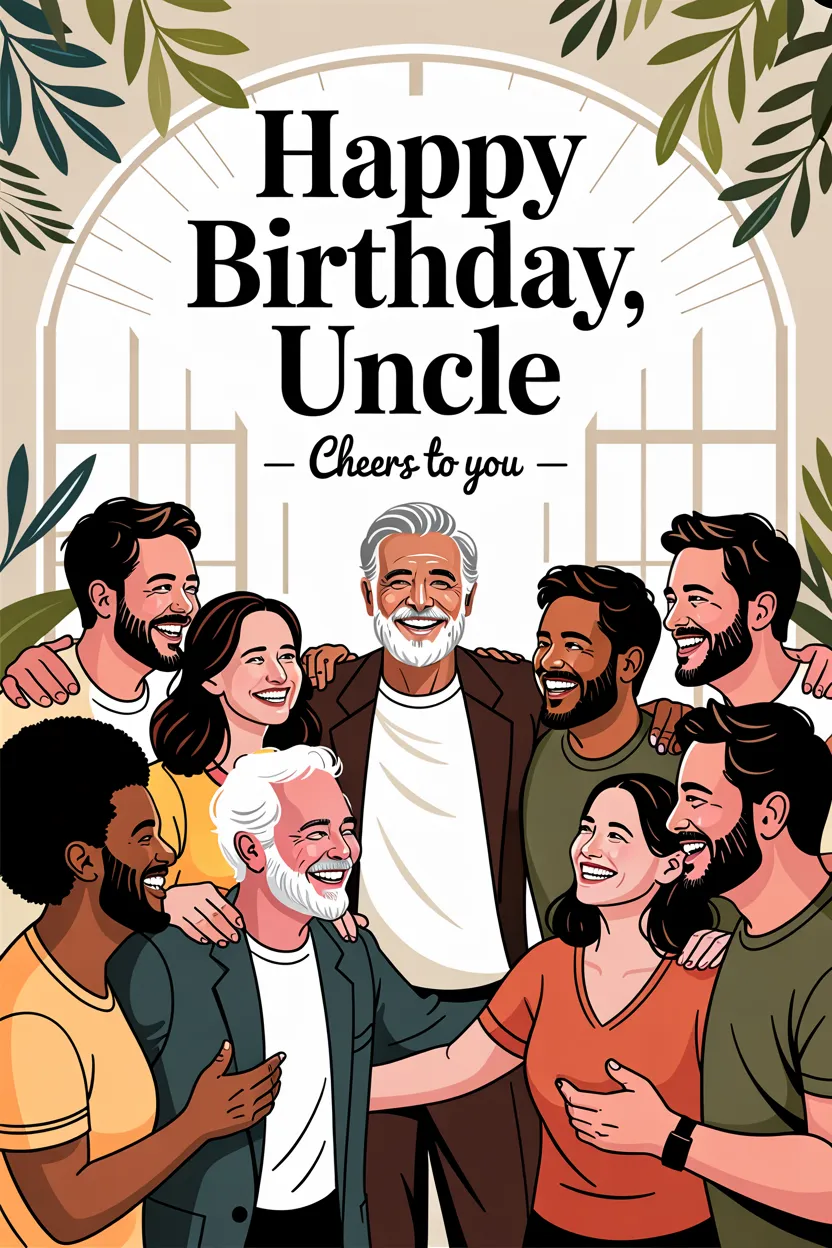 happy birthday messages for an uncle by choice