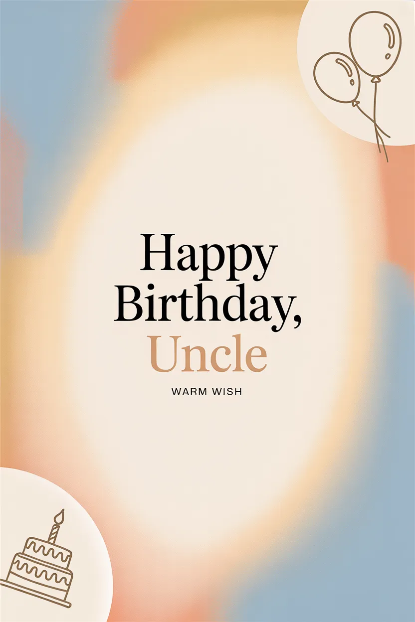 short birthday wishes for uncle