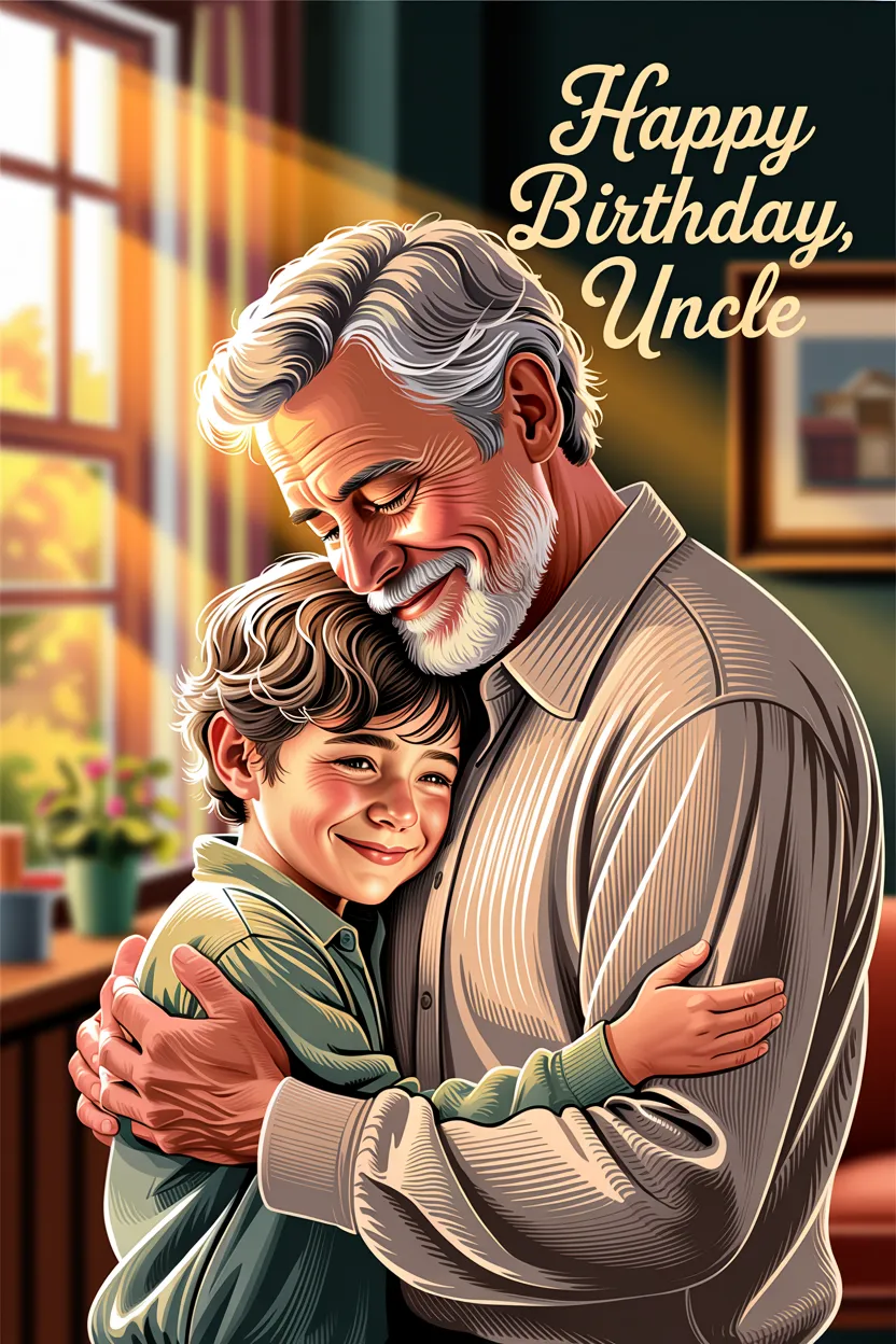 for the uncle who is basically a second dad